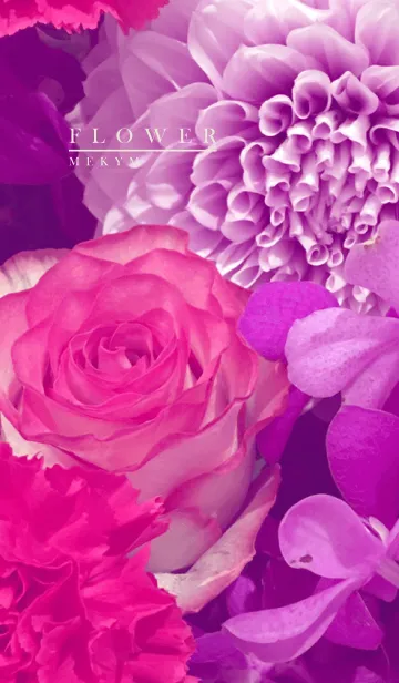 [LINE着せ替え] PURPLE FLOWER 14 -SUMMER-の画像1