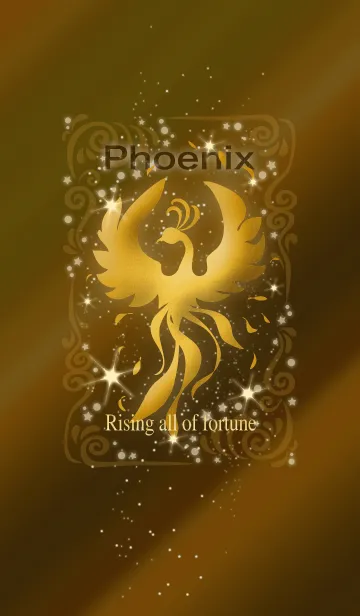 [LINE着せ替え] 最強運気UP Golden Phoenix飛翔の画像1