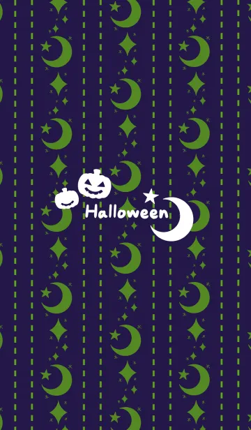 [LINE着せ替え] Midnight moon and stars ＠Halloween2019の画像1