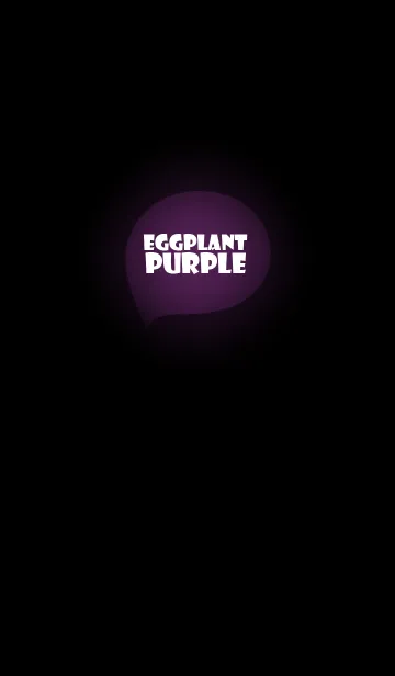 [LINE着せ替え] eggplant purple in black (jp)の画像1