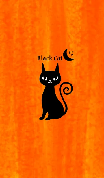 [LINE着せ替え] Blackcat（黒猫＠ハロウィン2019）の画像1
