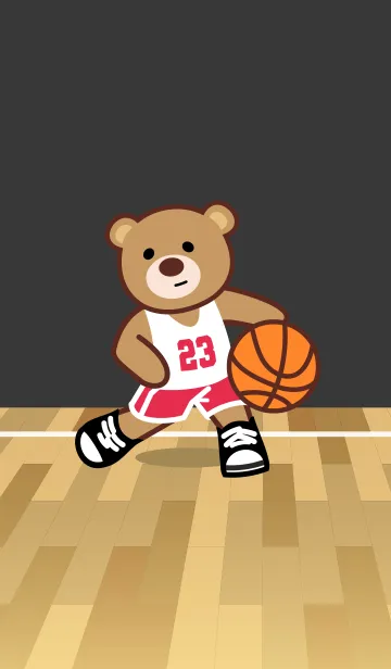 [LINE着せ替え] Basketball 23 Bearの画像1