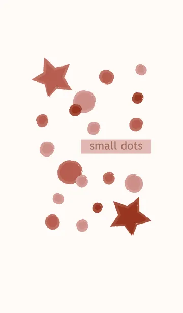 [LINE着せ替え] Small colorful dots 5の画像1