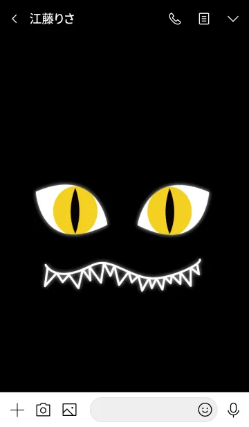 [LINE着せ替え] BLACK CAT@Halloween2019の画像3