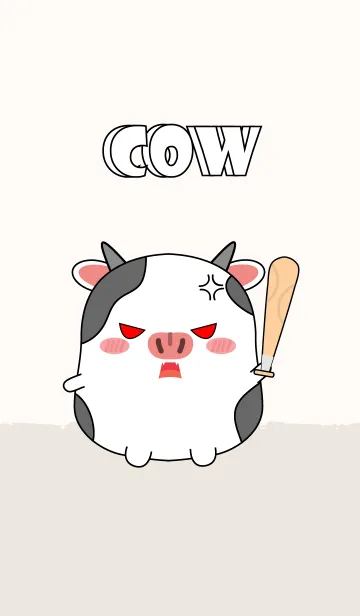 [LINE着せ替え] Emotions Fat Cow (jp)の画像1