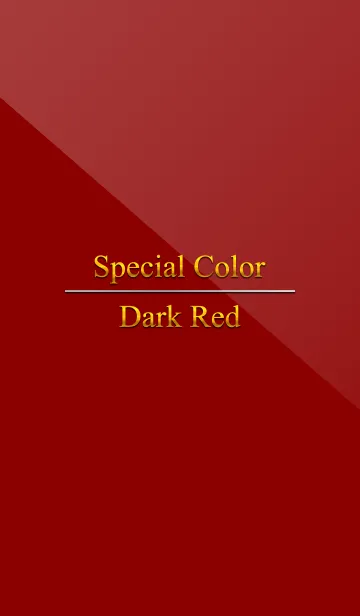 [LINE着せ替え] Special Color Dark Redの画像1