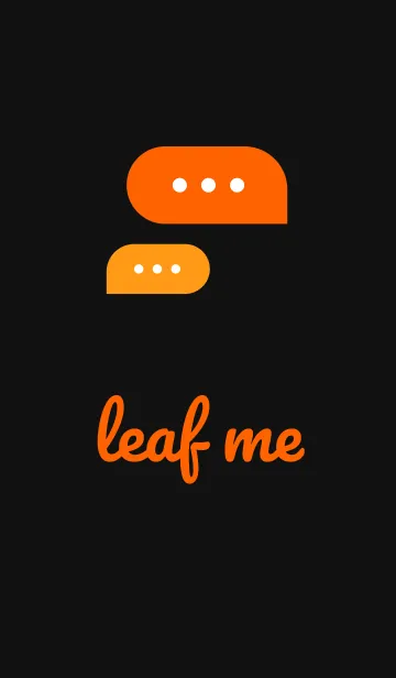 [LINE着せ替え] Leaf Me Autumn Dark Mode Themeの画像1