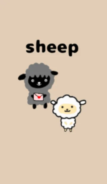 [LINE着せ替え] sheep letterの画像1