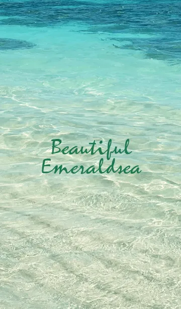 [LINE着せ替え] Beautiful Emeraldsea. 21 -MEKYM-の画像1