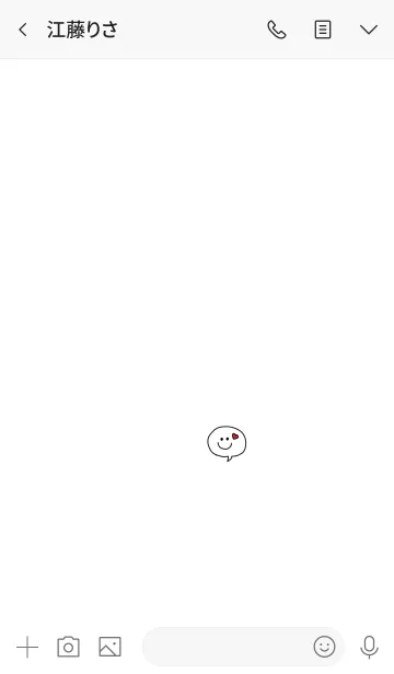 [LINE着せ替え] 白黒吹き出し。の画像3