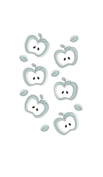 [LINE着せ替え] Apples theme 12 :)の画像1