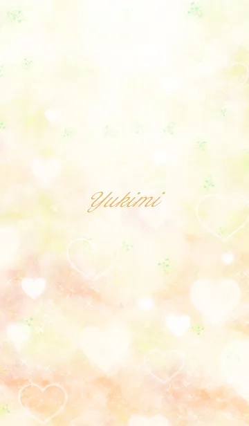 [LINE着せ替え] ゆきみ用♥可愛いイエローオレンジの画像1