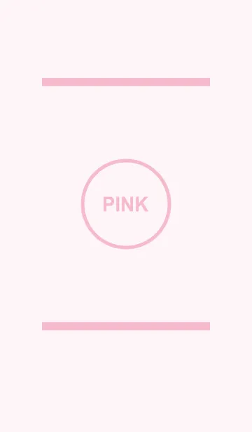 [LINE着せ替え] シンプル ピンク No.3-3の画像1