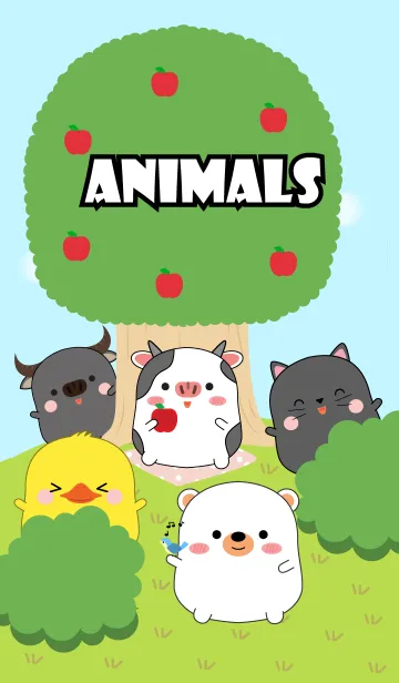 [LINE着せ替え] Cute Fat Animals 2 (jp)の画像1
