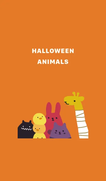 [LINE着せ替え] Halloween2019アニマルの画像1