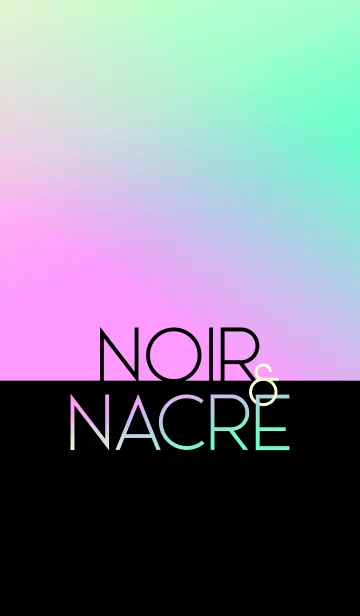 [LINE着せ替え] Noir ＆ Nacre (simple icon)の画像1