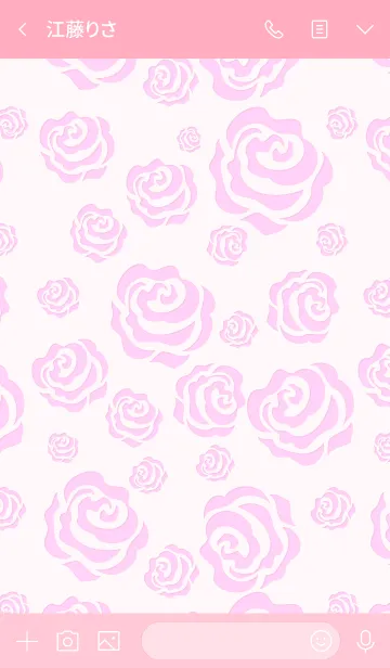 [LINE着せ替え] Cutting picture of rose. -PINK- 5.の画像3