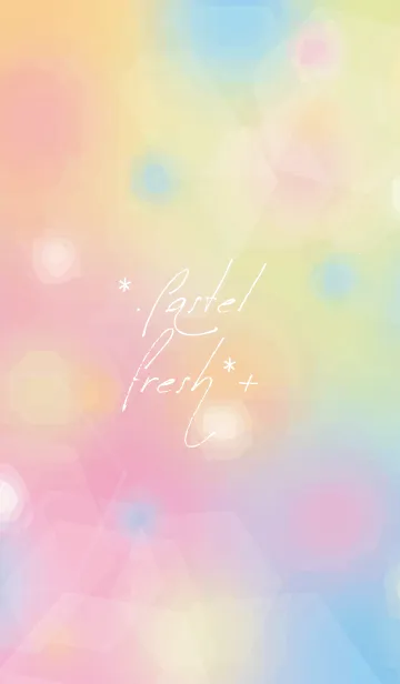 [LINE着せ替え] Pastel Fresh .+の画像1