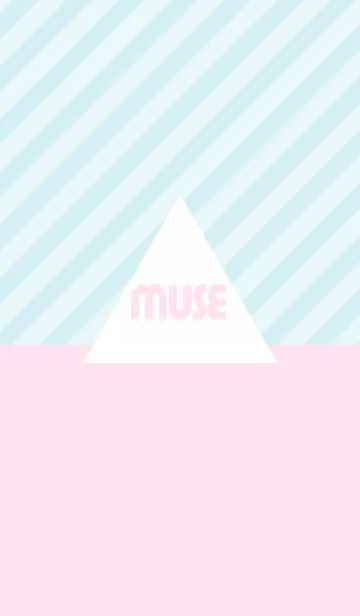 [LINE着せ替え] MUSE♥️11 パステルカラーストライプの画像1