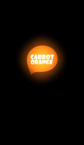 [LINE着せ替え] carrot orange in black (jp)の画像1