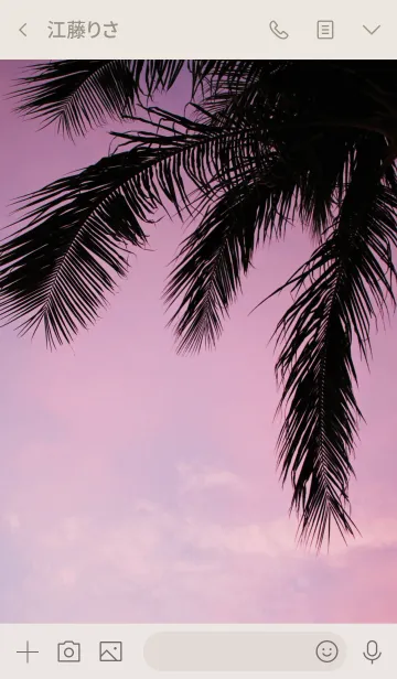 [LINE着せ替え] ALOHA -Setting sun- 13.の画像3