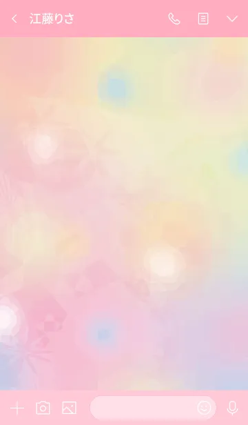 [LINE着せ替え] Pastel and Fresh Geometryの画像3