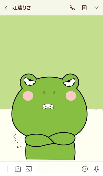[LINE着せ替え] Angry Frog Theme (jp)の画像3