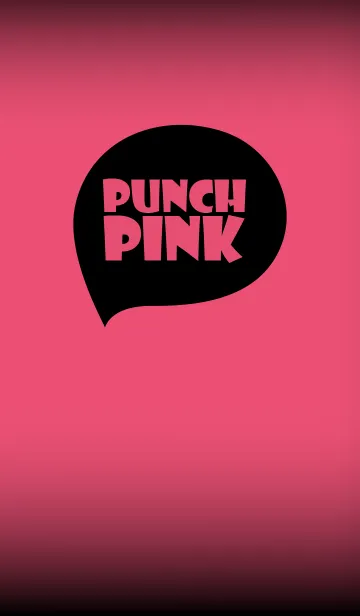 [LINE着せ替え] punch pink and black (jp)の画像1