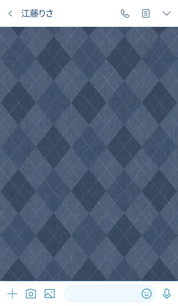 [LINE着せ替え] ARGYLE DENIMの画像3