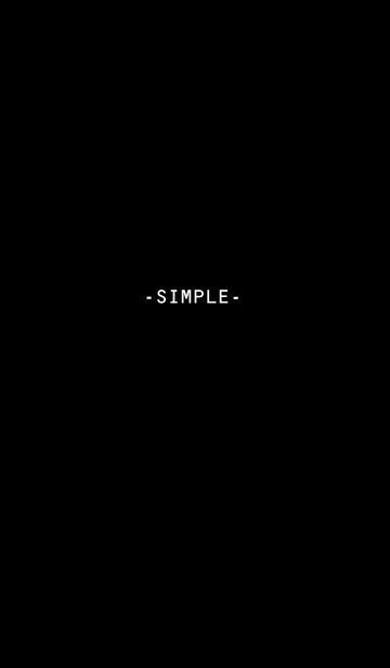 [LINE着せ替え] ブラック×SIMPLEの画像1