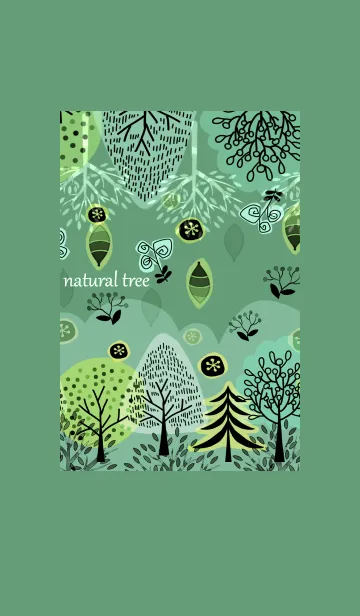 [LINE着せ替え] 緑溢れる北欧の豊かな森の中の画像1