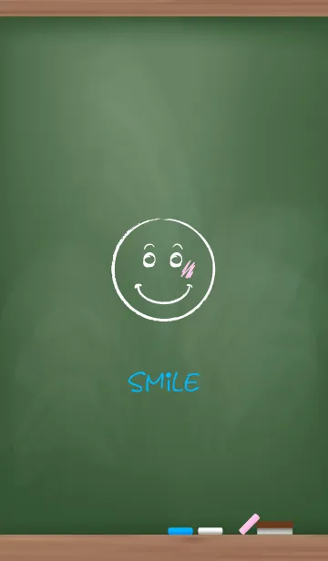 [LINE着せ替え] Black Board Smile No2.の画像1