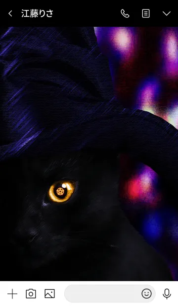 [LINE着せ替え] BlackCatWitch Halloween2019の画像3