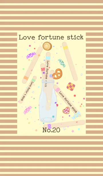 [LINE着せ替え] Love fortune stick No.20の画像1