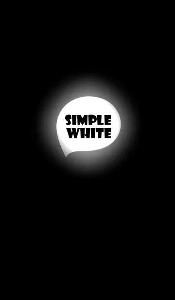 [LINE着せ替え] White in black v.1 (jp)の画像1