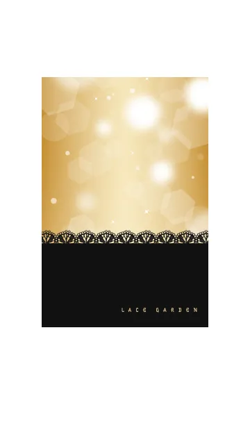 [LINE着せ替え] GOLD LACE GARDENの画像1