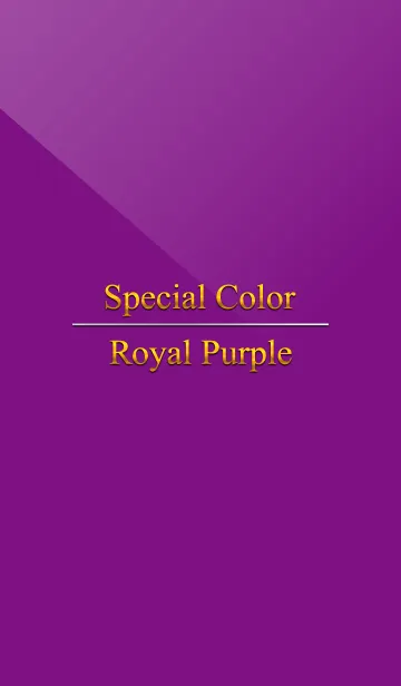 [LINE着せ替え] Special Color Royal Purple@Halloween2019の画像1