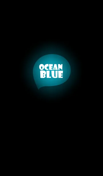 [LINE着せ替え] ocean blue in black (jp)の画像1