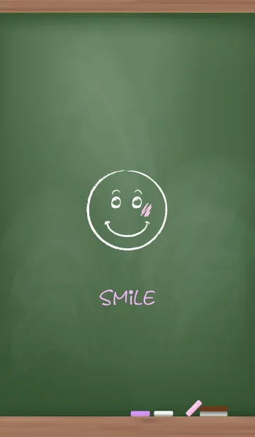 [LINE着せ替え] Black Board Smile No5.の画像1