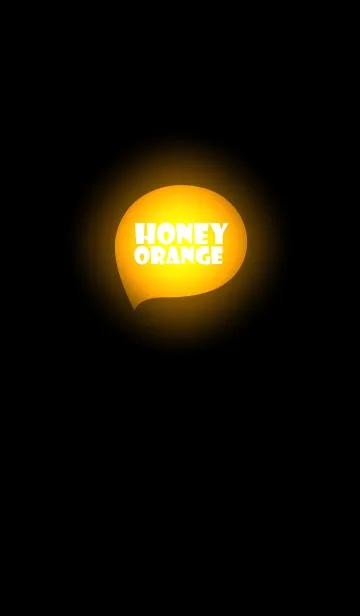 [LINE着せ替え] honey orange in black v.1 (jp)の画像1