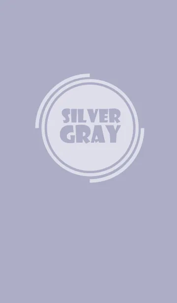[LINE着せ替え] Simple Silver gray Theme v.4 (jp)の画像1