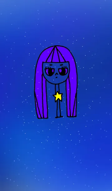 [LINE着せ替え] neck lady twinkle 4の画像1