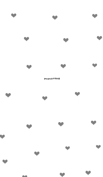 [LINE着せ替え] 大人なハートシンプルの画像1