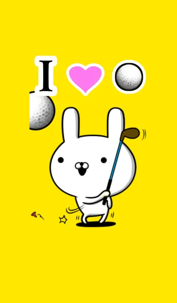 [LINE着せ替え] ゴルフ好きの着せ替え☆I ♡ゴルフの画像1