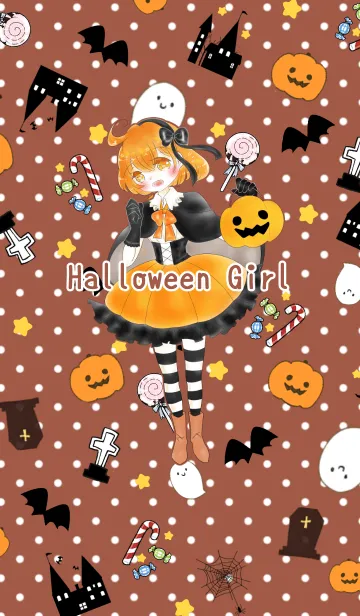 [LINE着せ替え] ハロウィンガールの画像1