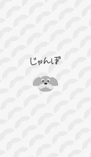 [LINE着せ替え] シュナウザーのじゃんぼの画像1