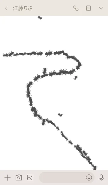 [LINE着せ替え] アリの行列の画像3