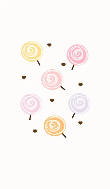 [LINE着せ替え] Cute candy 2 :)の画像1