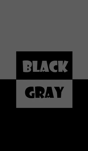 [LINE着せ替え] Black ＆ gray Theme (jp)の画像1