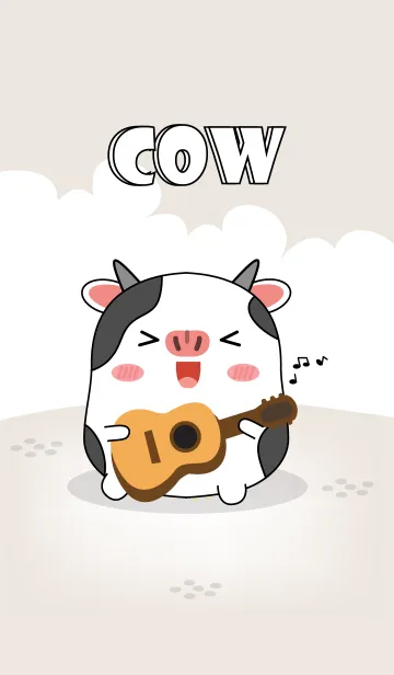 [LINE着せ替え] So Cute cow (jp)の画像1
